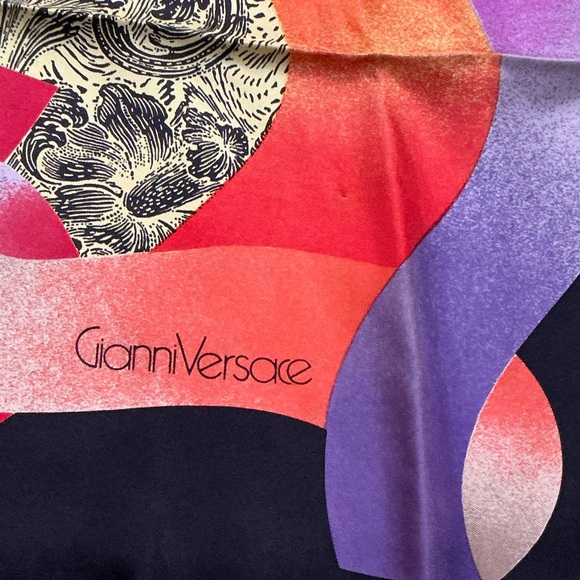 Vintage Gianni Versace Multicolor Scarf